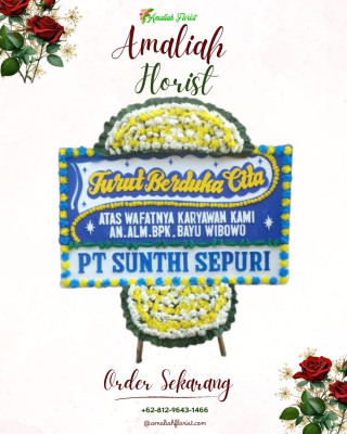 Papan Bunga Duka di Cimarias