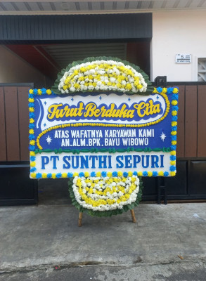 Papan Bunga Duka di Cimarias